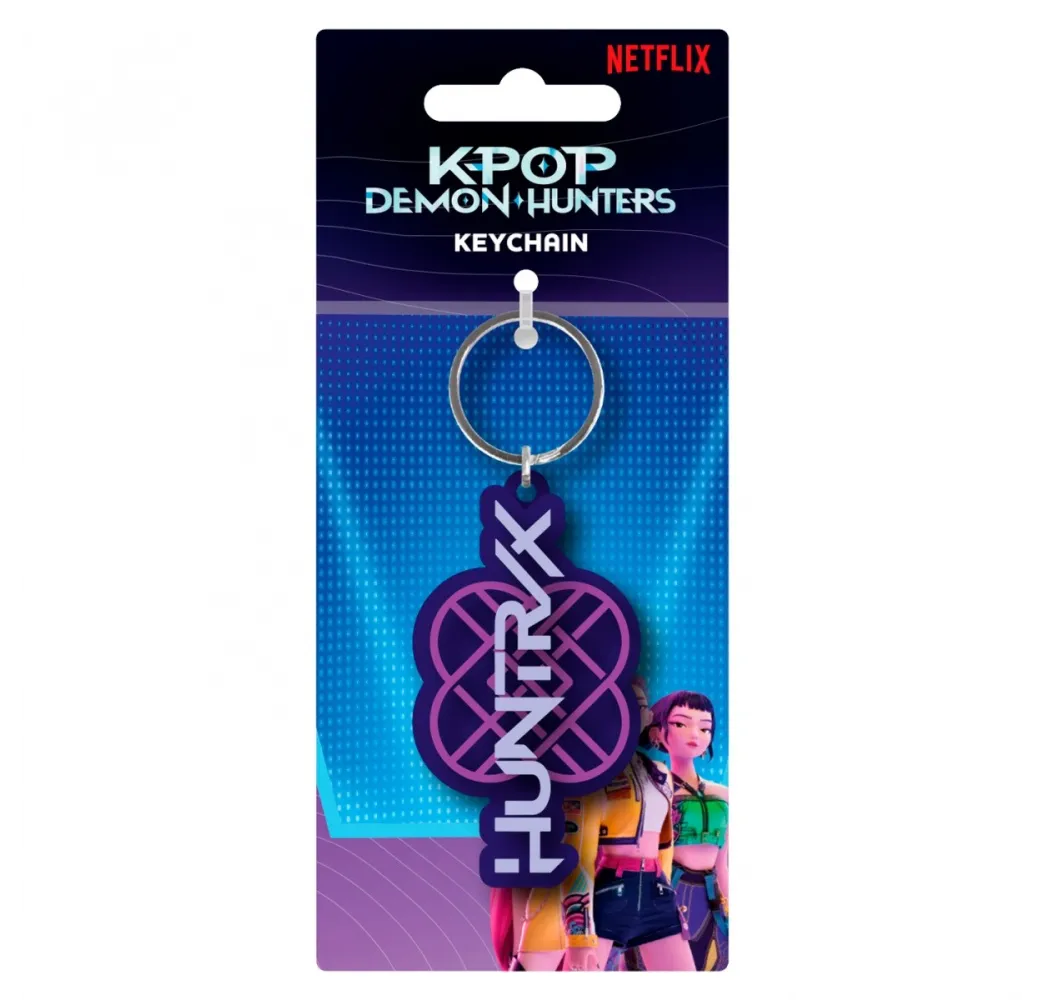 Huntrix logo zespołu – brelok PVC Kids Euroswan