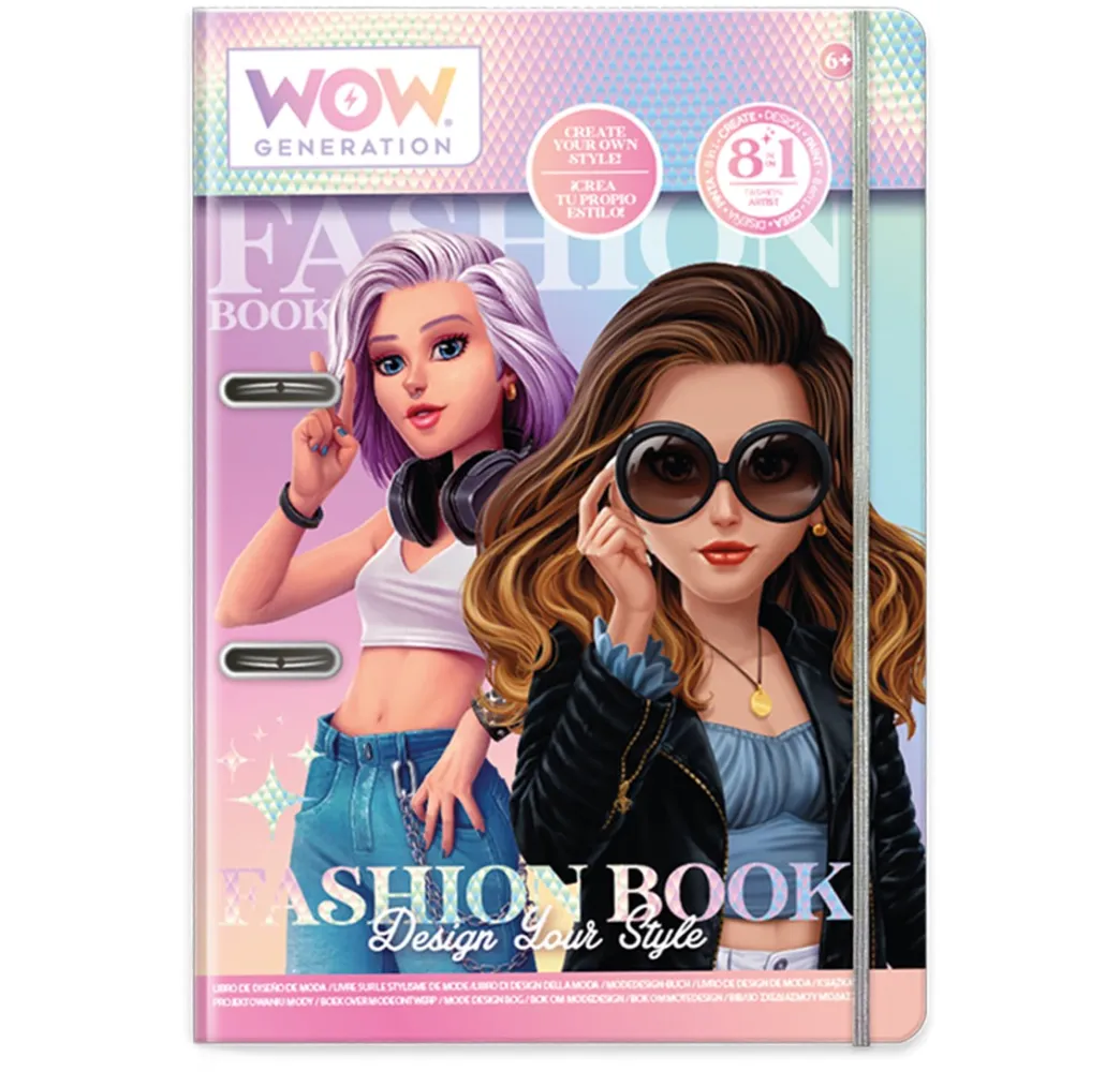 Kids Euroswan Zestaw Fashion Book Zaprojektuj swój styl WoW Generation