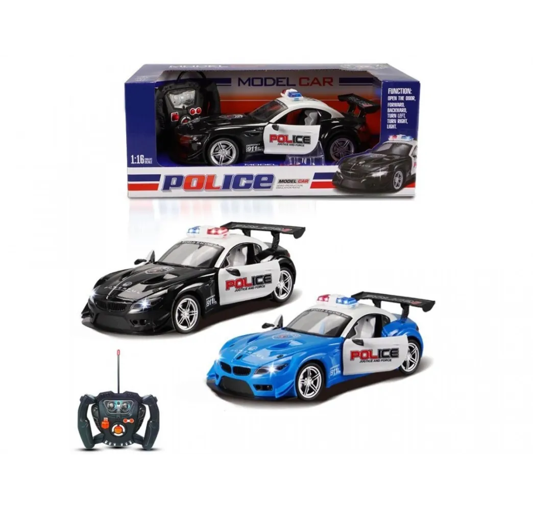 Auto policja R/C z otwieranymi drzwiami Madej