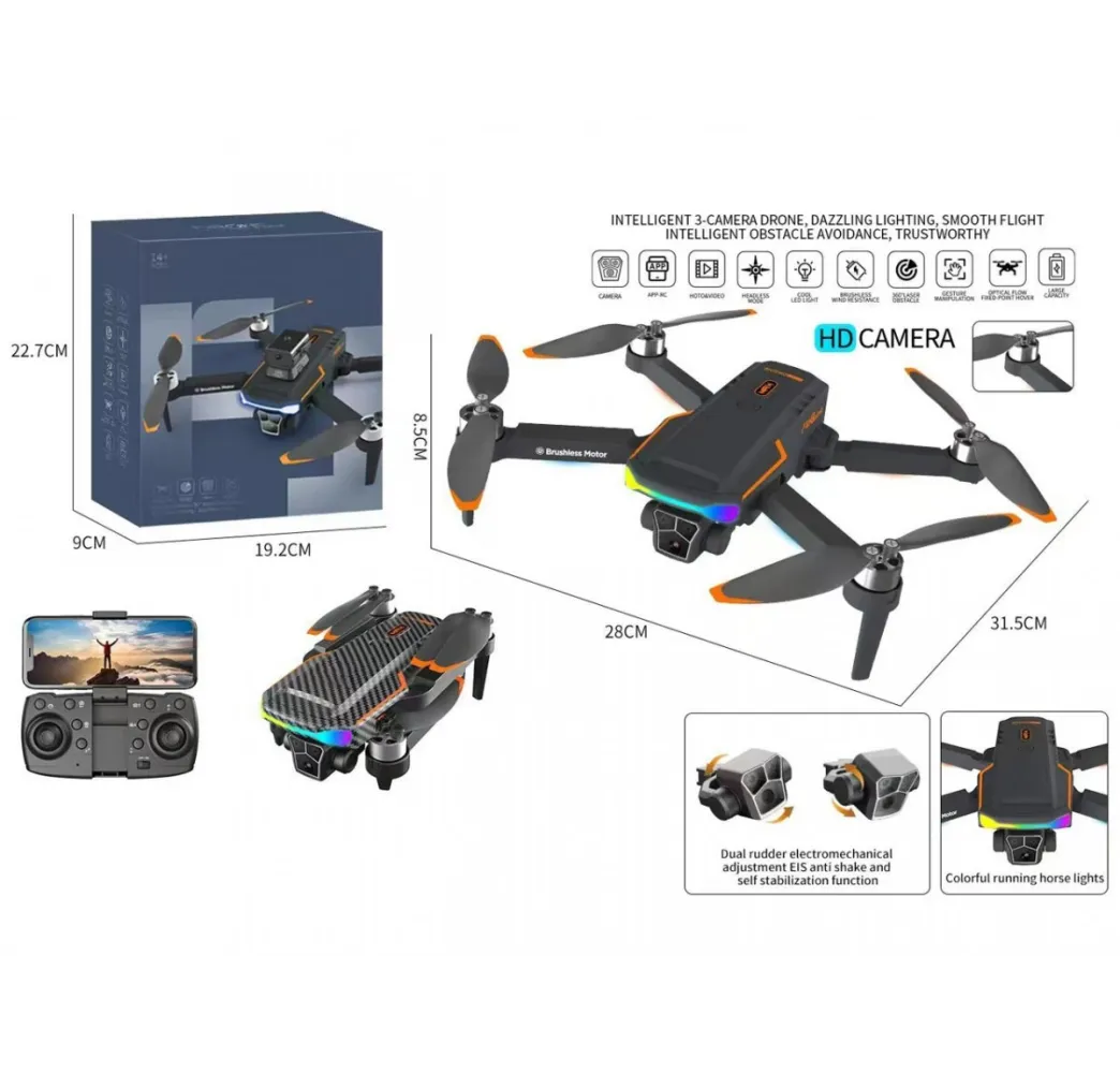 Madej dron z kamerą R/C – pojazd RC składany HD