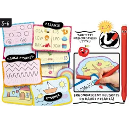 Montessori Pen szkoła pisania 18 tabliczek Lisciani