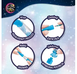 Moon Academy pamiętnik i długopisy kreatywne Lisciani