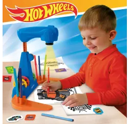Hot Wheels zestaw kreatywny z projektorem Lisciani