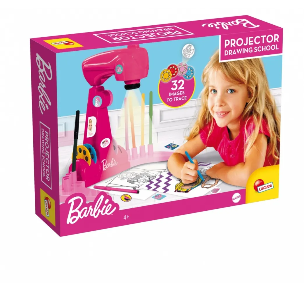Barbie projektor do rysowania Lisciani 4+