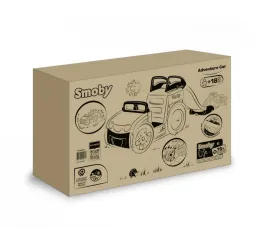 Smoby Samochód Przygoda – piaskownica ze zjeżdżalnią