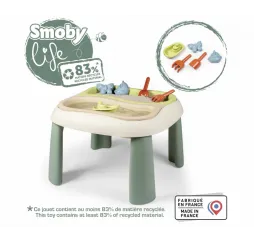 Smoby Life stolik wodny i piaskowy 2w1 do ogrodu