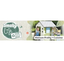 Smoby Domek Pretty z kuchnią – zabawka ogrodowa
