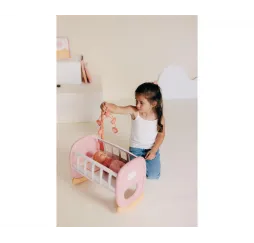 Smoby Baby Nurse kołyska dla lalek z karuzelką