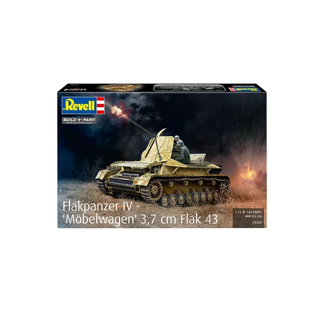 Flakpanzer IV 1:72 model plastikowy Revell