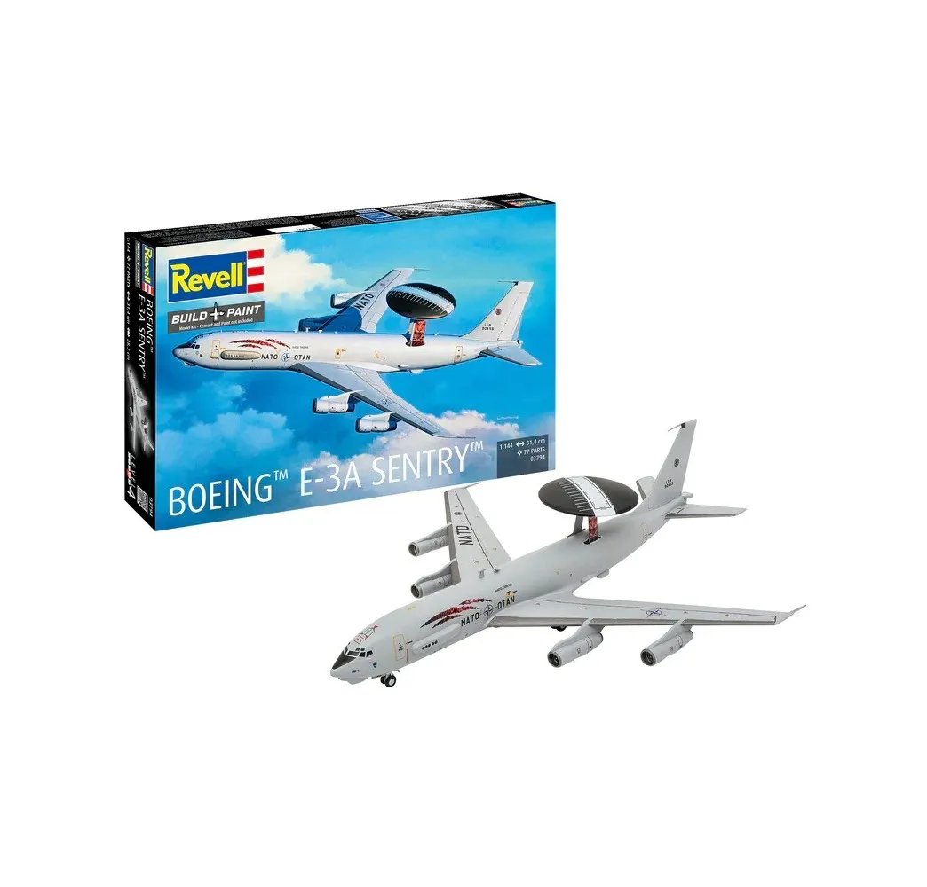 Boeing E-3A Sentry 1:144 – model plastikowy Revell