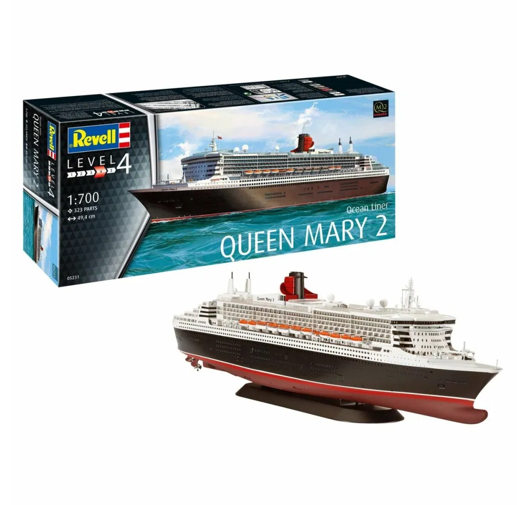 Queen Mary 2 1:700 model plastikowy Revell