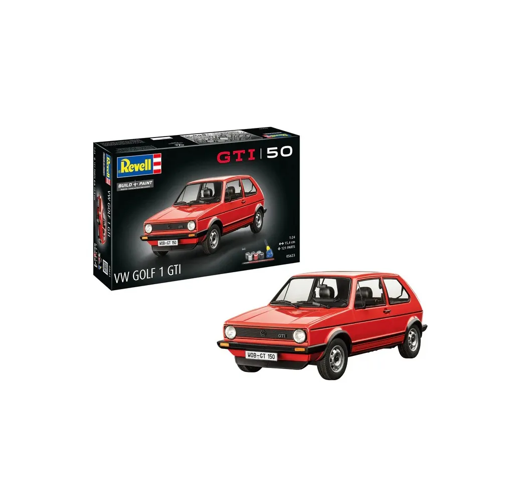 VW Golf 1 GTI 50 Years 1:24 model plastikowy Revell