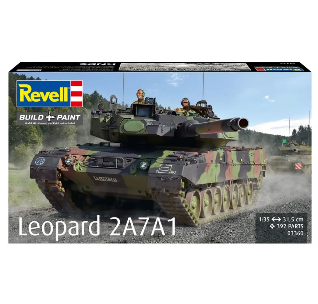 Leopard 2A7A1 model plastikowy Revell 1:35