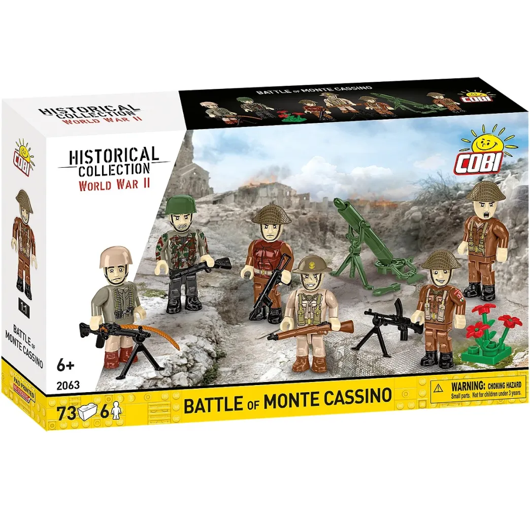 Cobi Klocki Bitwa o Monte Cassino – klocki konstrukcyjne