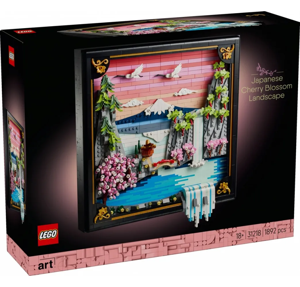 LEGO Klocki ART 31218 Japoński krajobraz z kwitnącą wiśnią