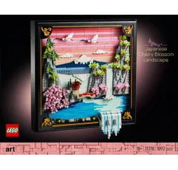 LEGO Klocki ART 31218 Japoński krajobraz z kwitnącą wiśnią