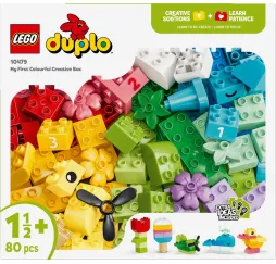 LEGO DUPLO Kreatywne pudełko kolorów – klocki 18 m+