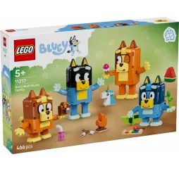 Bluey rodzina z klocków LEGO 5+