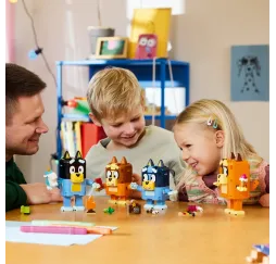 Bluey rodzina z klocków LEGO 5+