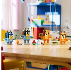 Bluey rodzina z klocków LEGO 5+