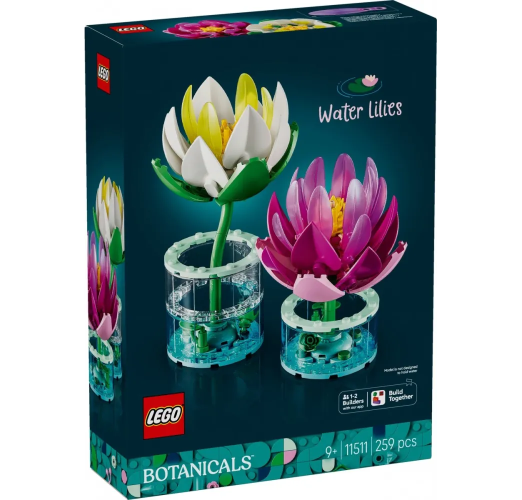 LEGO Botanicals Lilie wodne – klocki konstrukcyjne