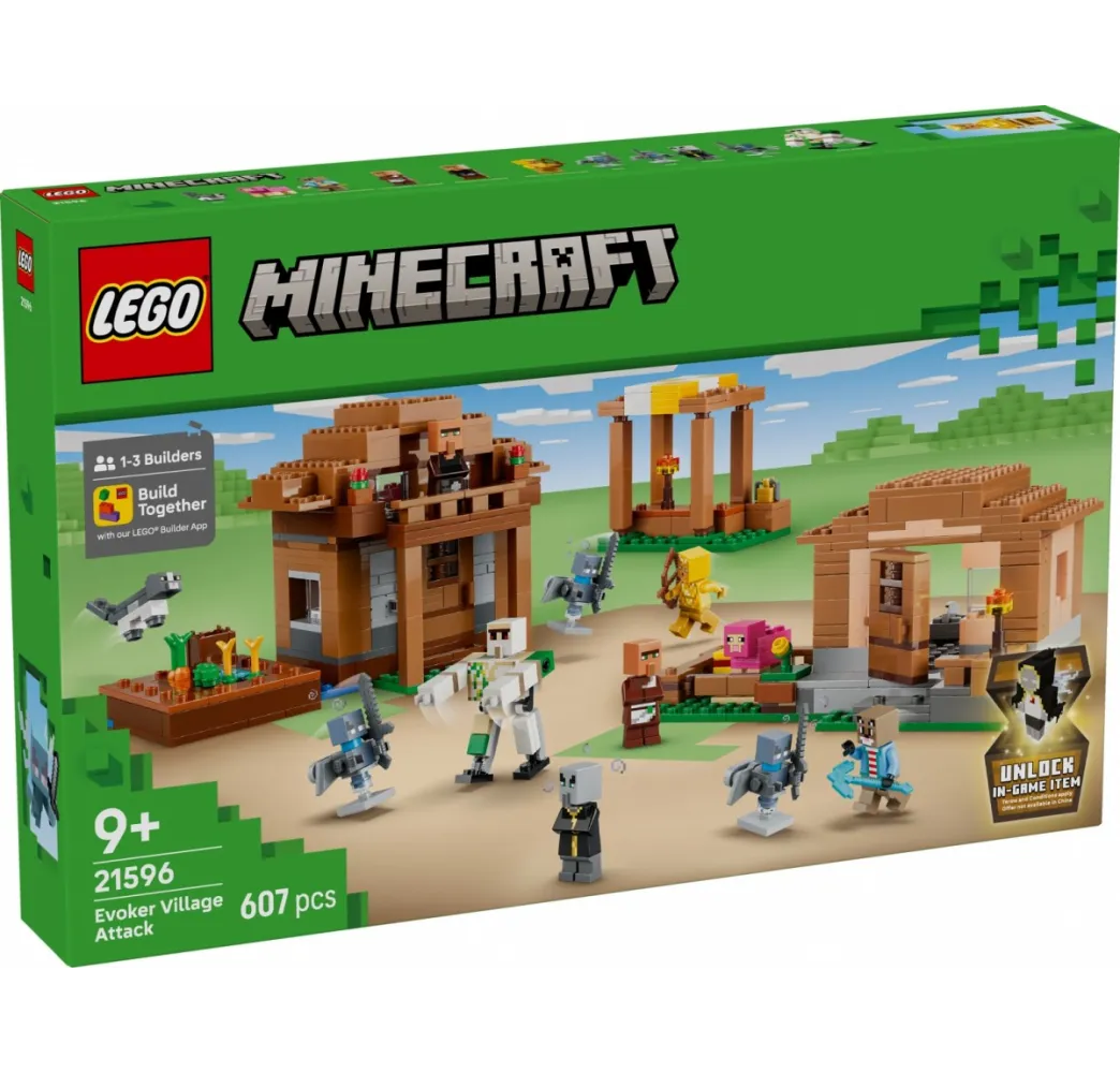 LEGO Minecraft Najazd na wioskę – klocki konstrukcyjne