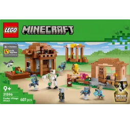 LEGO Minecraft Najazd na wioskę – klocki konstrukcyjne