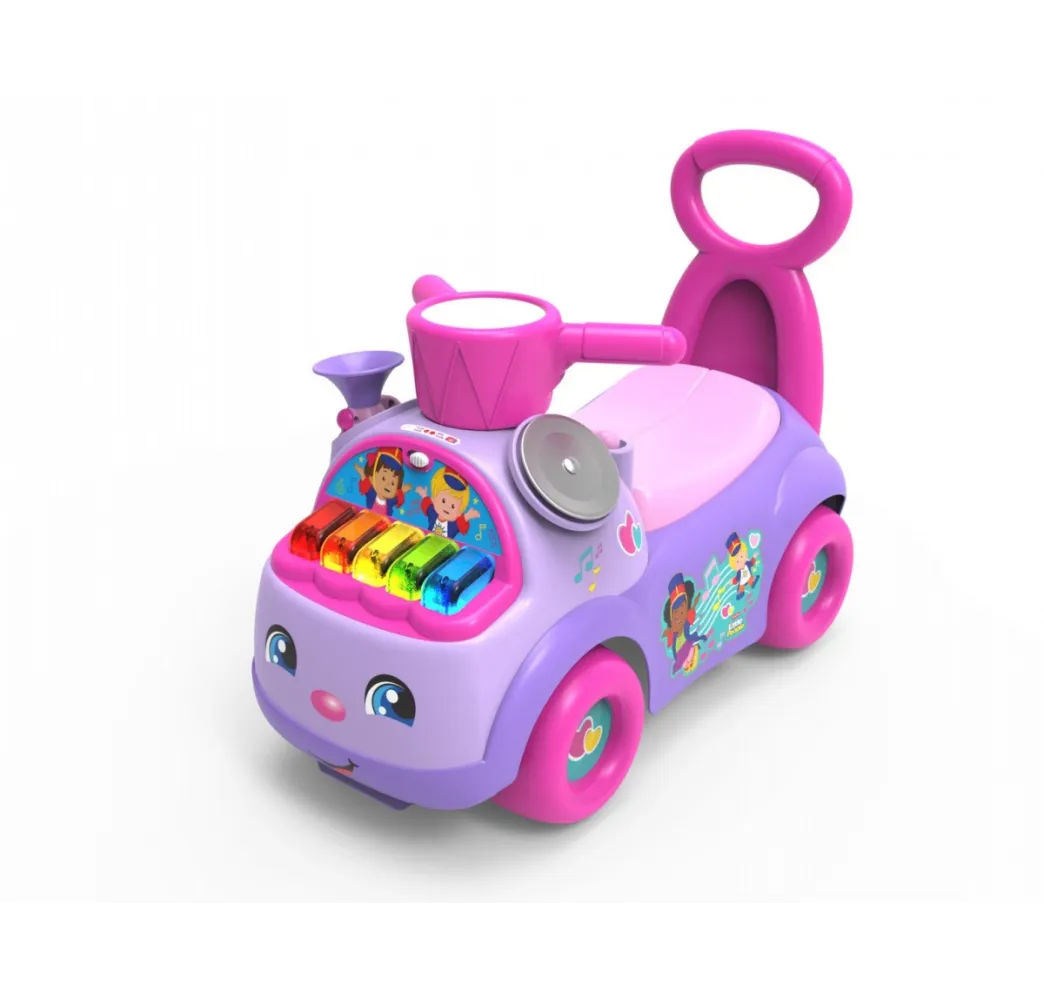 Fisher Price Muzyczna Parada jeździk Pulio fioletowy