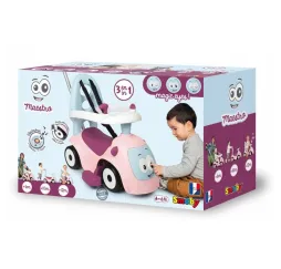 Smoby Maestro 3w1 różowy jeździk dla dziewczynki