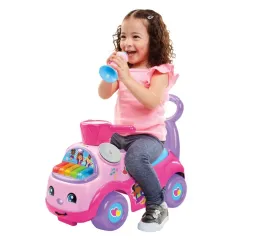 Fisher Price Muzyczna Parada jeździk różowy Pulio