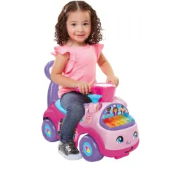 Fisher Price Muzyczna Parada jeździk różowy Pulio