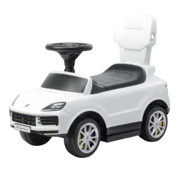 Porsche Cayenne biały jeździk z rączką Milly Mally
