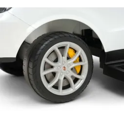 Porsche Cayenne biały jeździk z rączką Milly Mally