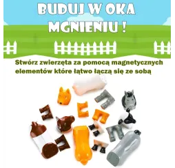 MalBlo Magnetic Zwierzęta z gospodarstwa MALIK 2+