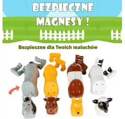 MalBlo Magnetic Zwierzęta z gospodarstwa MALIK 2+