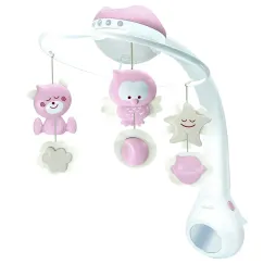 Infantino karuzelka 3w1 pudrowy róż B-kids