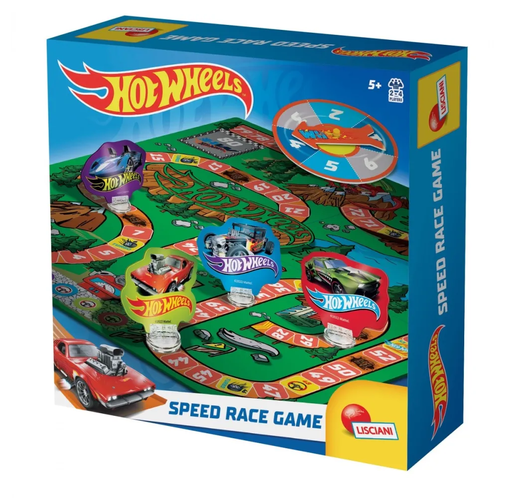 Hot Wheels Wyścigi gra planszowa Lisciani 5+