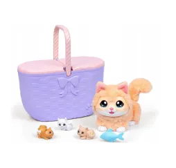 Little Live Pets Kocia Mama w koszyku pluszak Cobi