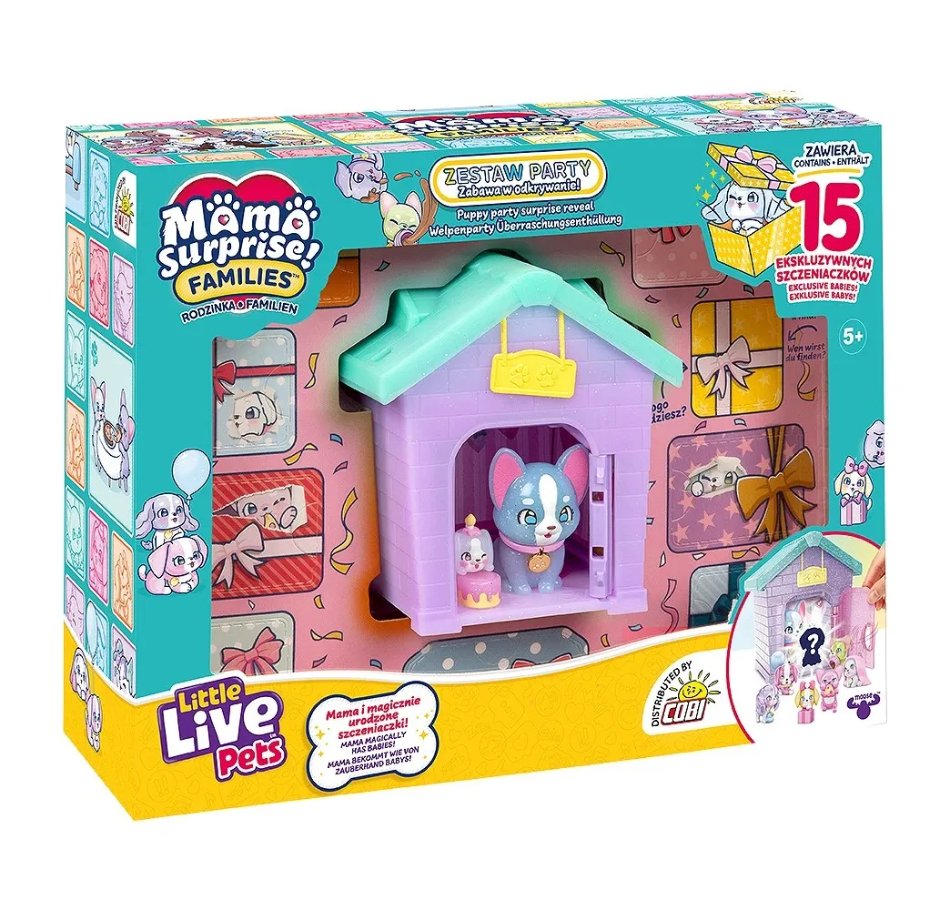 Cobi Zestaw figurek Little Live Pets - Families Domek mamy party