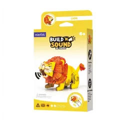 Lew Puzzle 3D Buduj i słuchaj MierEdu MG DYSTRYBUCJA