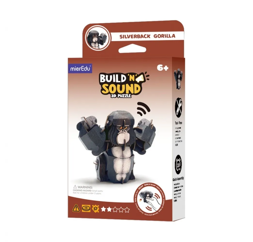 Goryl MierEdu puzzle 3D z dźwiękiem MG DYSTRYBUCJA