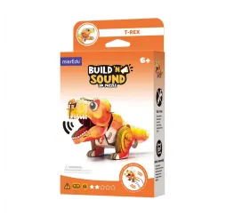 Tyranozaur Rex puzzle 3D z dźwiękiem MierEdu