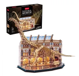 Brachiozaur LED puzzle 3D Cubic Fun 216 el.