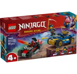 LEGO Klocki Ninjago 71840 Pojedynek wyścigowy Rogue kontra Drix