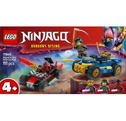 LEGO Klocki Ninjago 71840 Pojedynek wyścigowy Rogue kontra Drix