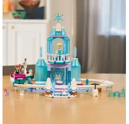 LEGO Klocki Disney 43281 Lodowy zamek Elzy i Śnieżna przejażdżka