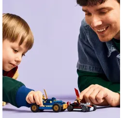 LEGO Klocki Ninjago 71840 Pojedynek wyścigowy Rogue kontra Drix