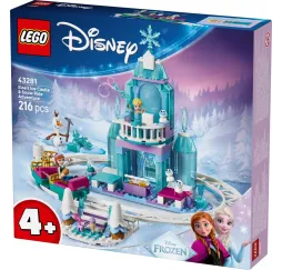 LEGO Klocki Disney 43281 Lodowy zamek Elzy i Śnieżna przejażdżka