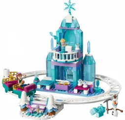 LEGO Klocki Disney 43281 Lodowy zamek Elzy i Śnieżna przejażdżka