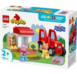 LEGO Klocki DUPLO Peppa Pig 10468 Ciągnik i rynek